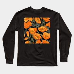 California Poppies Long Sleeve T-Shirt